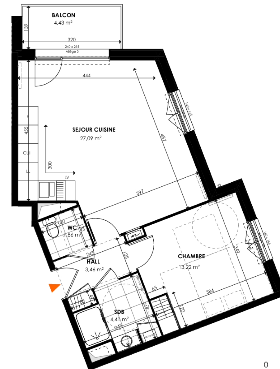 Flat Rue François Colliez in Valenciennes