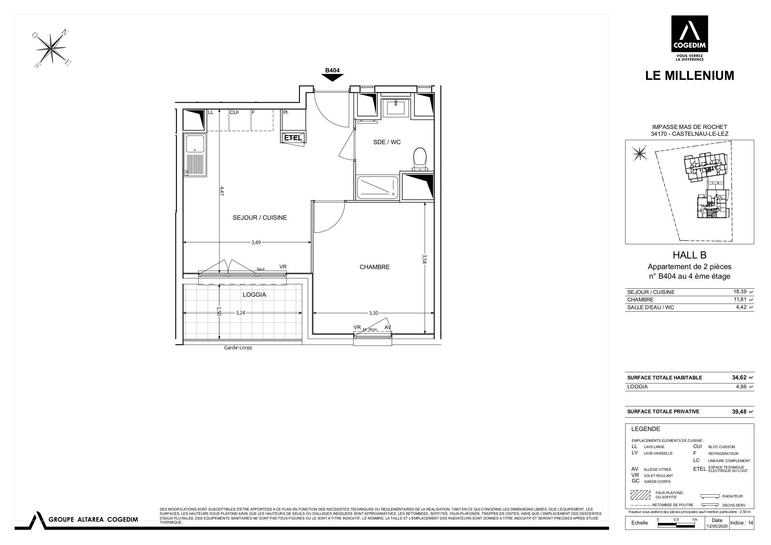 Appartement Avenue Georges Frêche à Castelnau-le-Lez