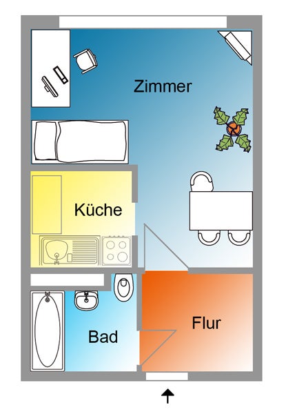 Wohnung Taklerring in Rostock