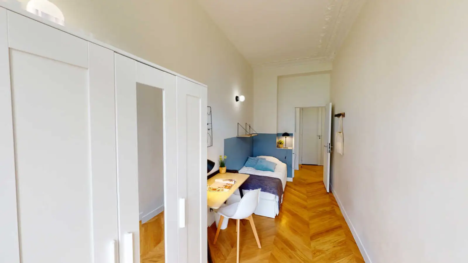 Chambre Rue de Turbigo à Paris