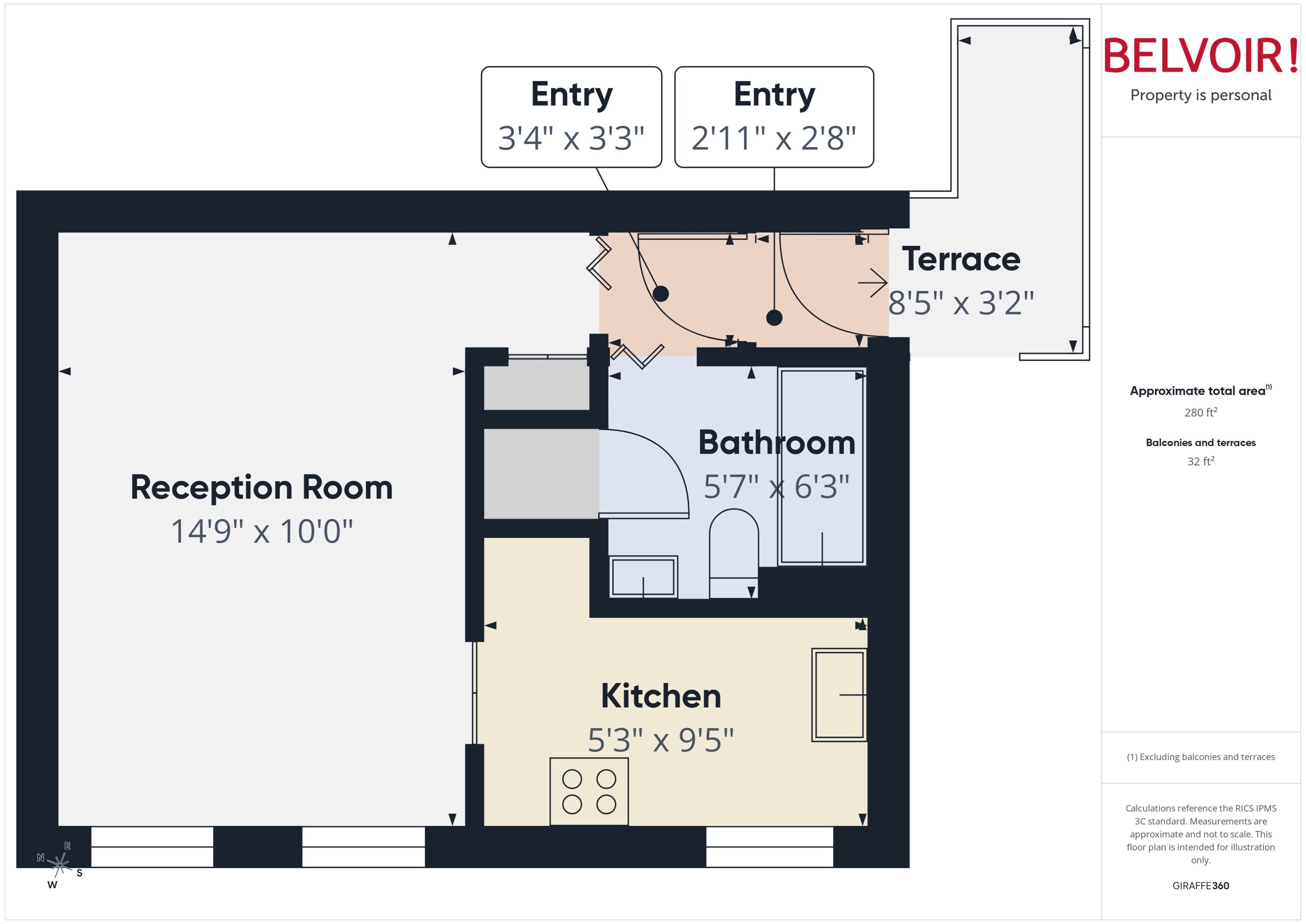 Flat Hartley Gardens in Basingstoke and Deane