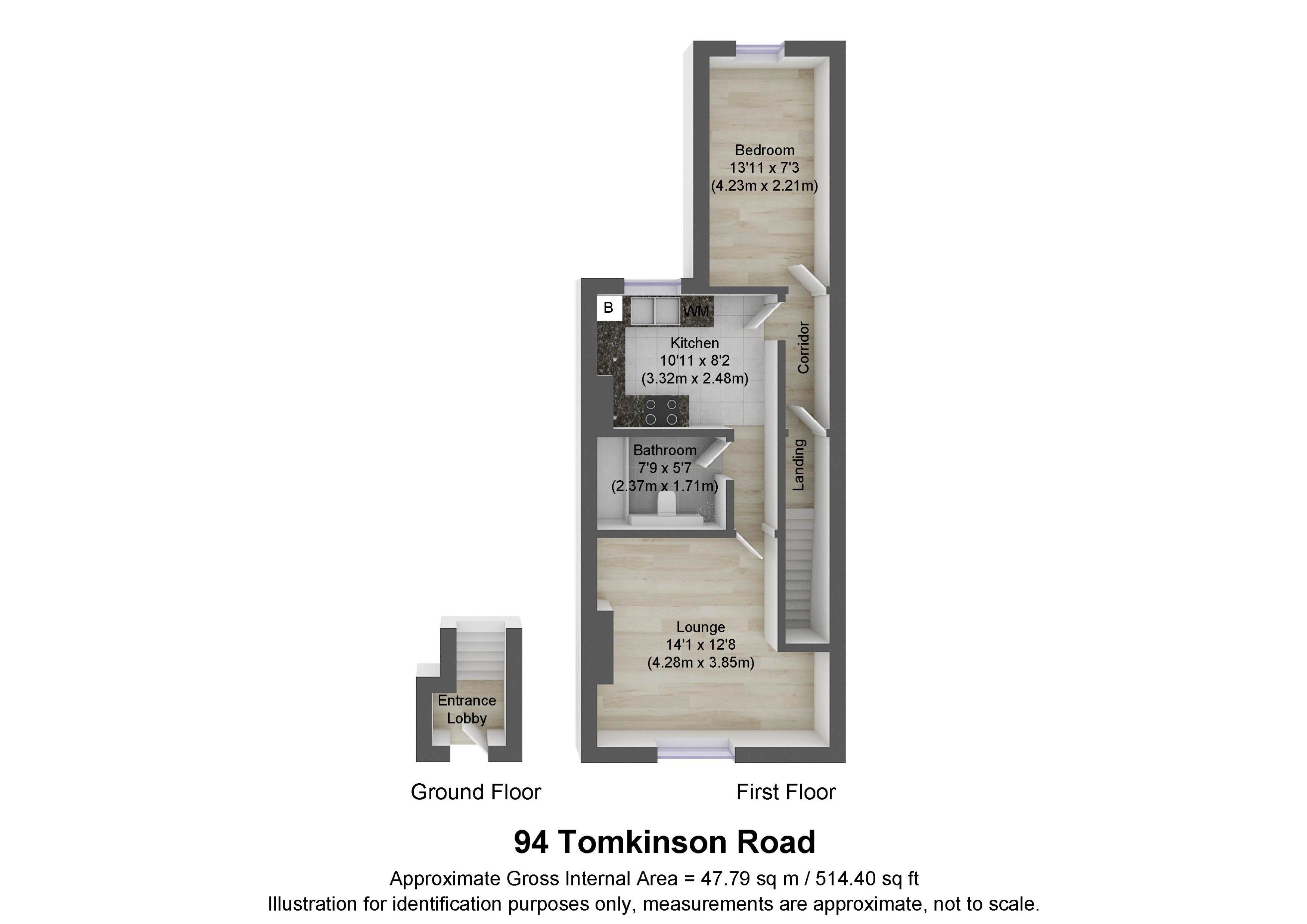 Flat Tomkinson Road in Nuneaton and Bedworth