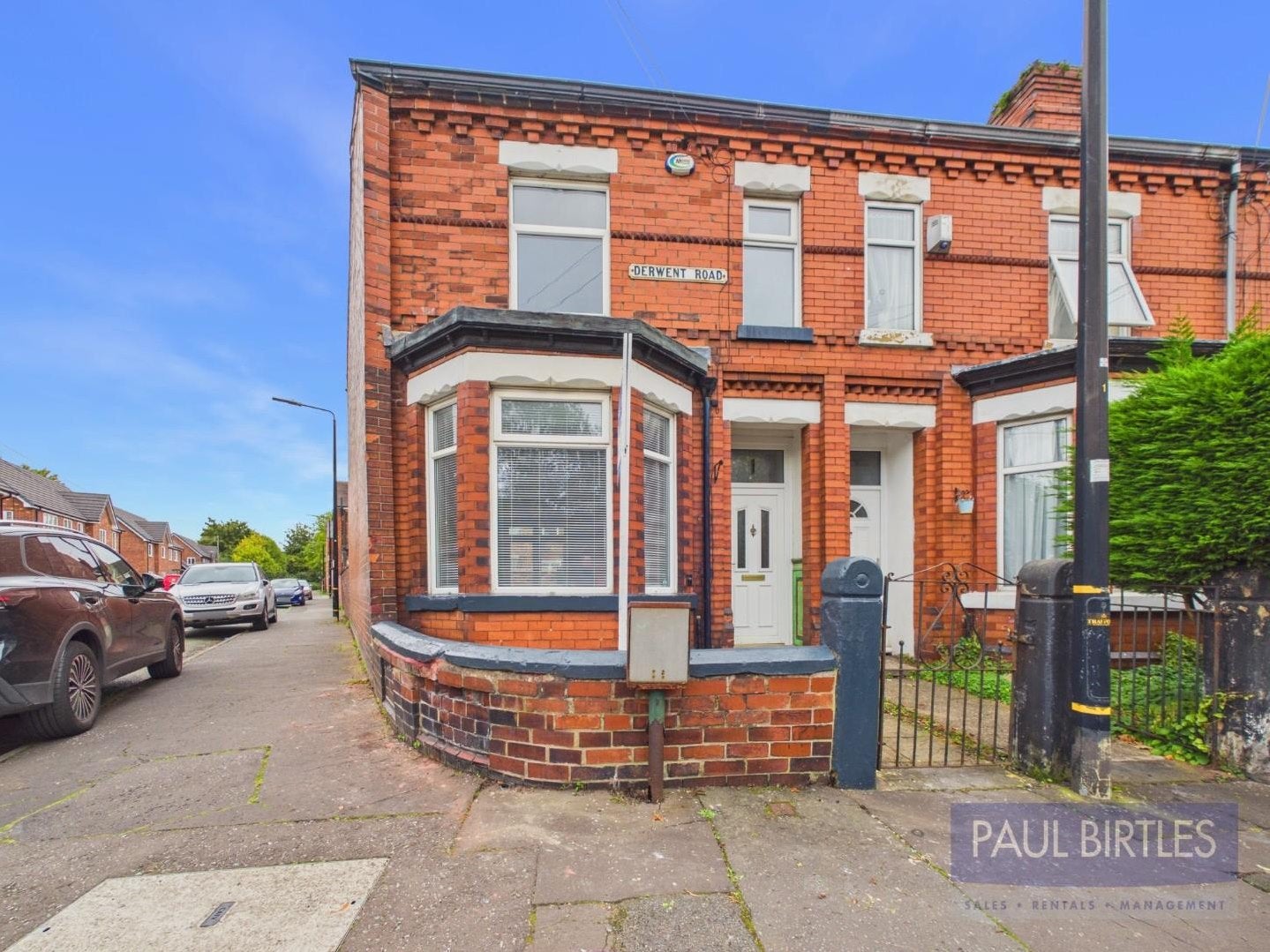 House Station Road in Trafford