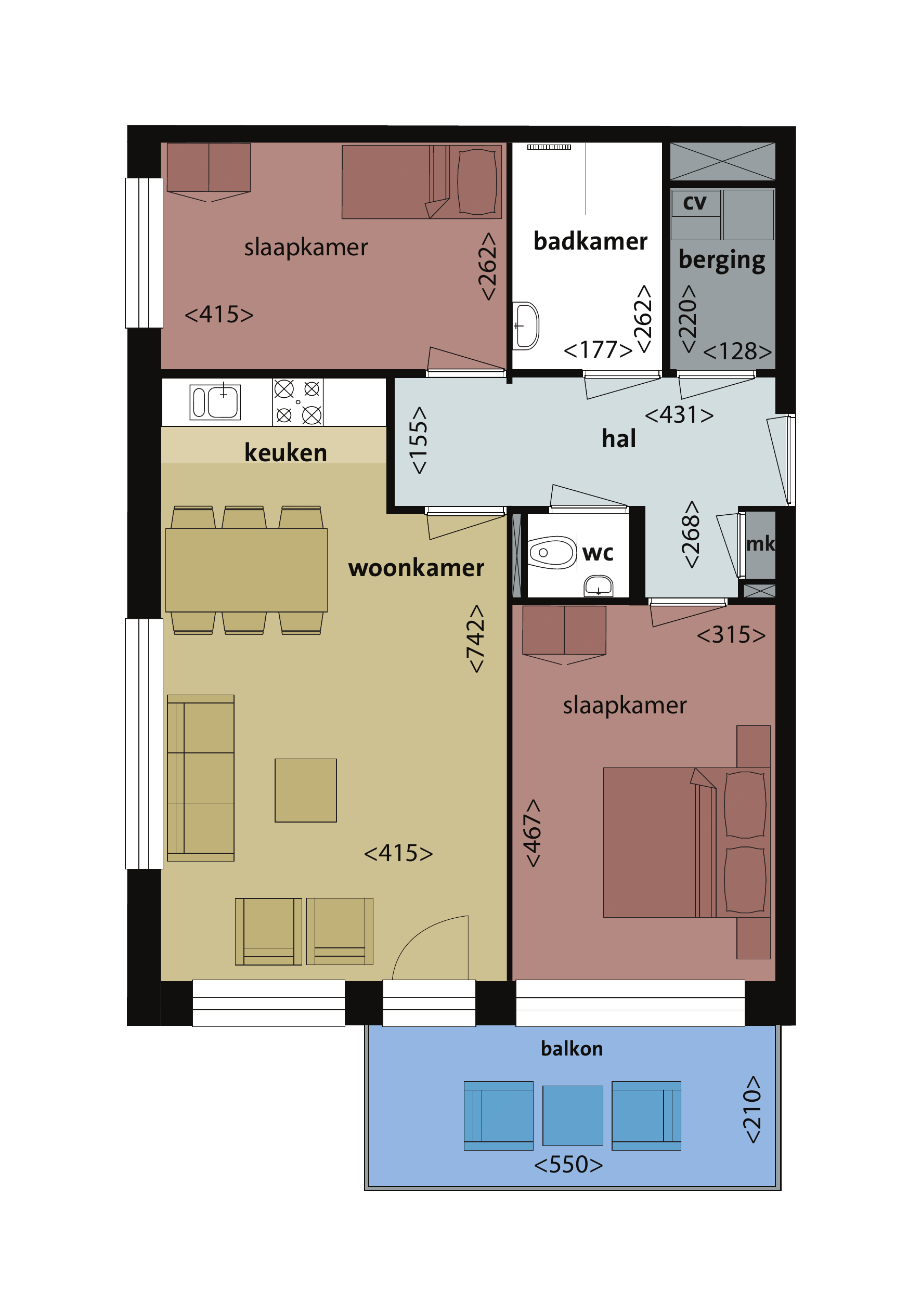 Appartement Ouddiemerlaan in Diemen