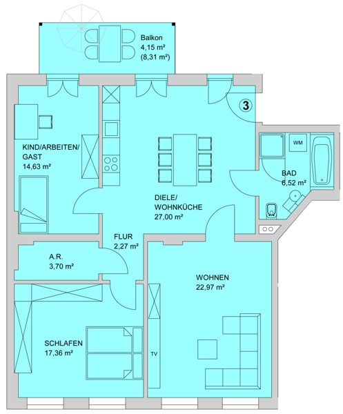 Wohnung Äußere Plauensche Straße in Zwickau