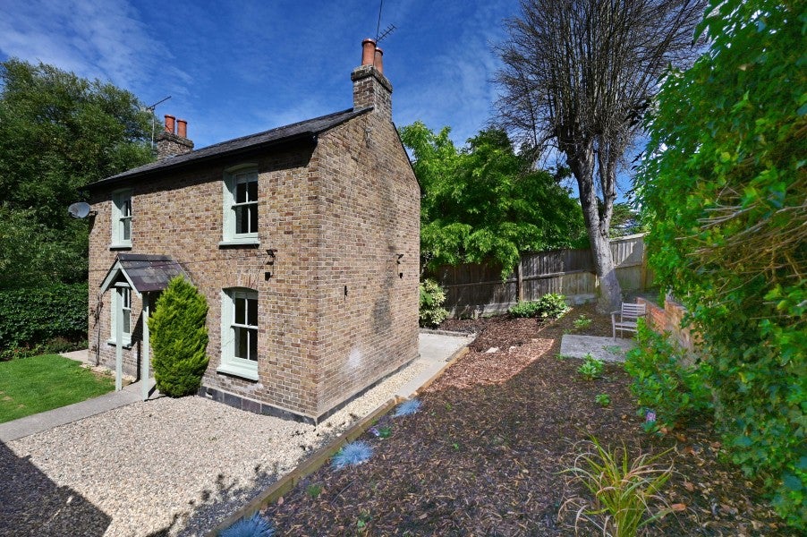 House Wick Lane in Borough of Runnymede