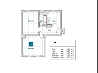 Wohnung Mosenstraße in Dresden