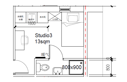 Flat Ernest Street in Greater London