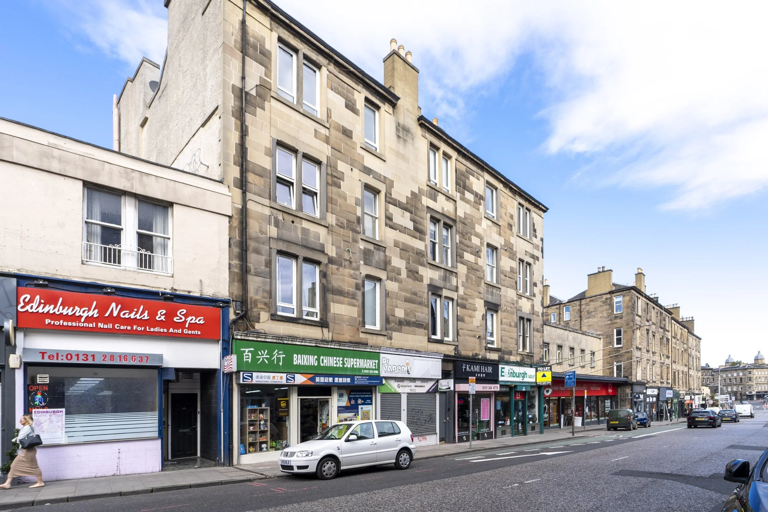 Flat Dalry Road in City of Edinburgh