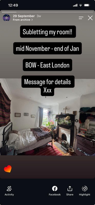 Room Morgan Street in Greater London
