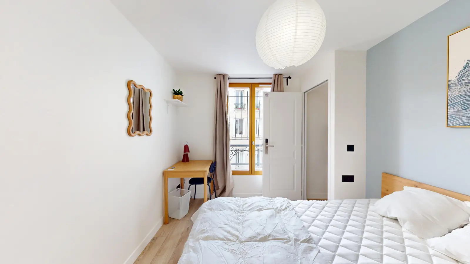 Chambre Passage Gauthier à Paris