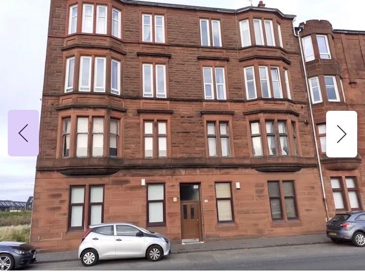 Flat Dalmarnock Road in Glasgow