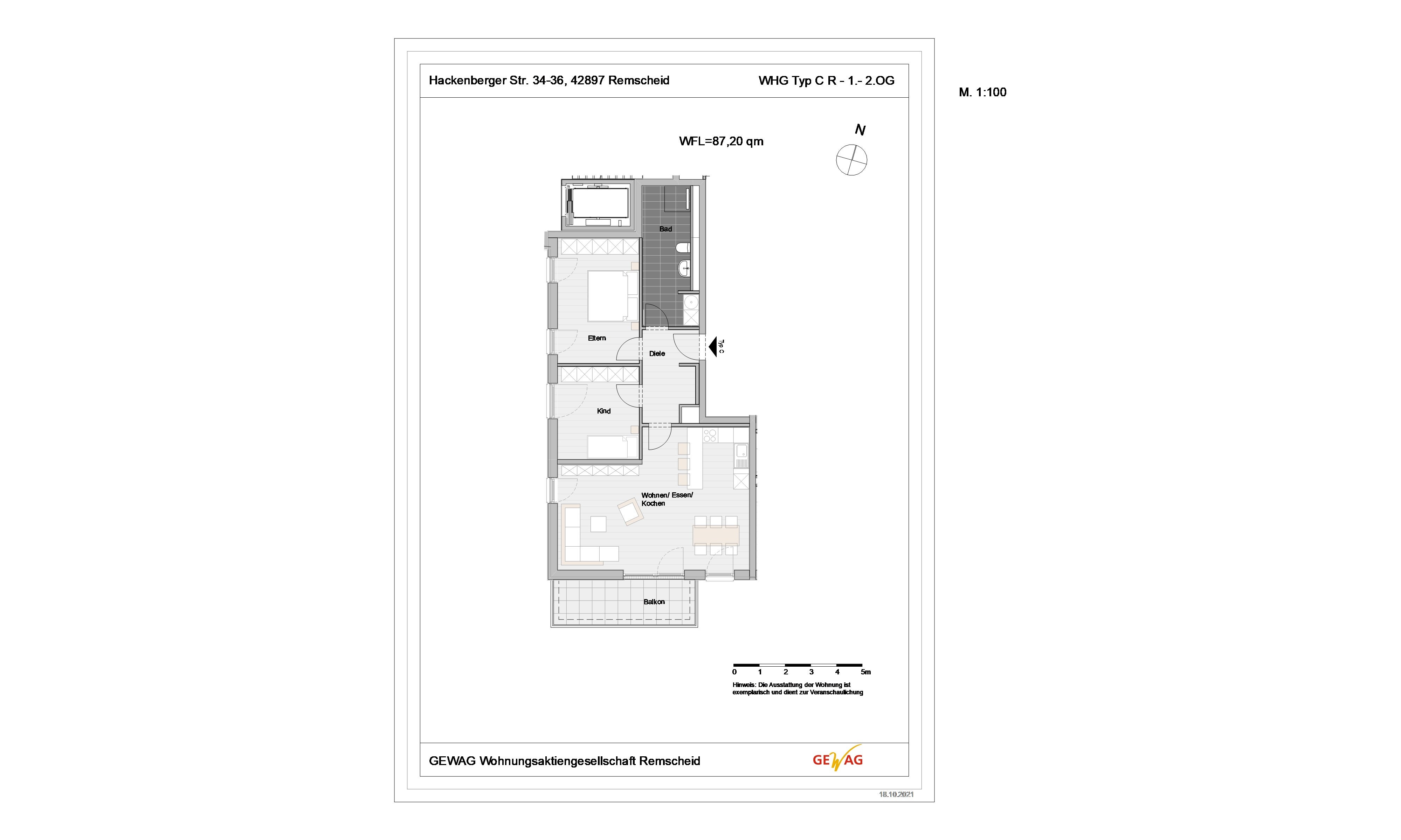 Wohnung Hackenberger Straße in Remscheid