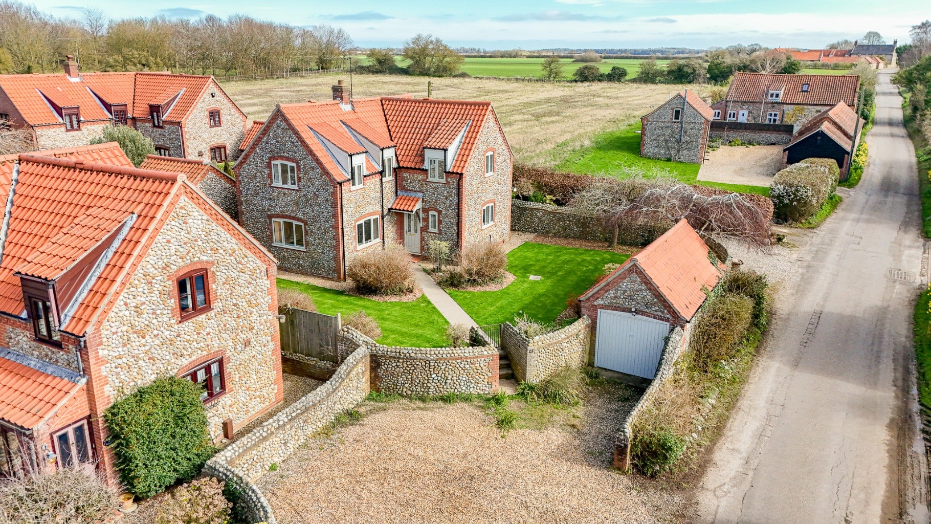 House Holt Road in North Norfolk