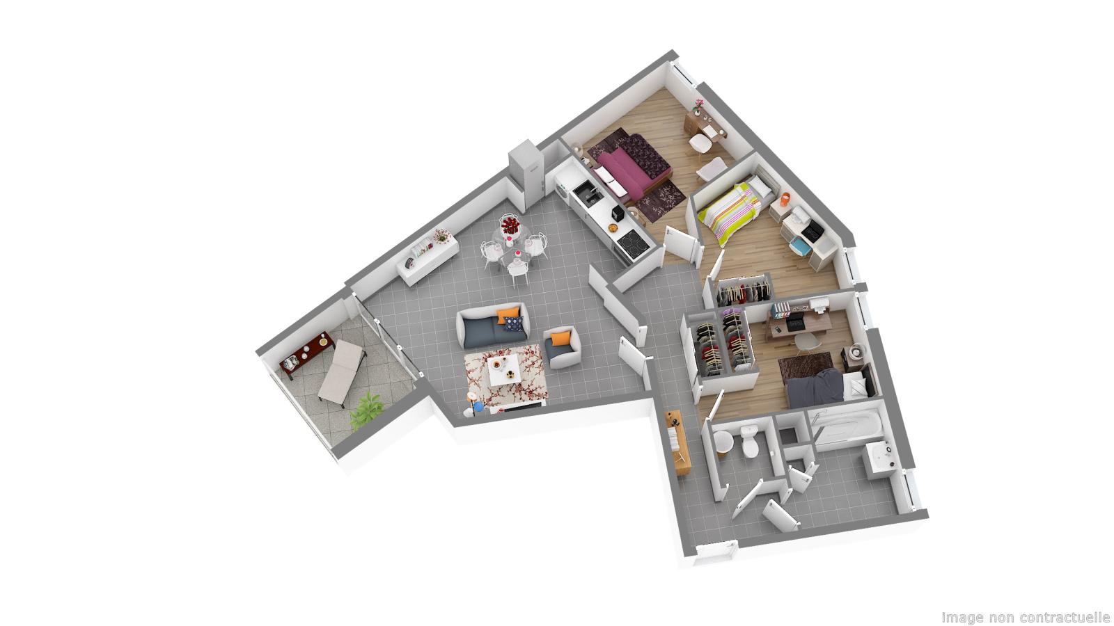 Appartement Quai de Marseille à Tourcoing