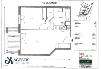 Flat Rue Chateaubriand in Savigny-sur-Orge