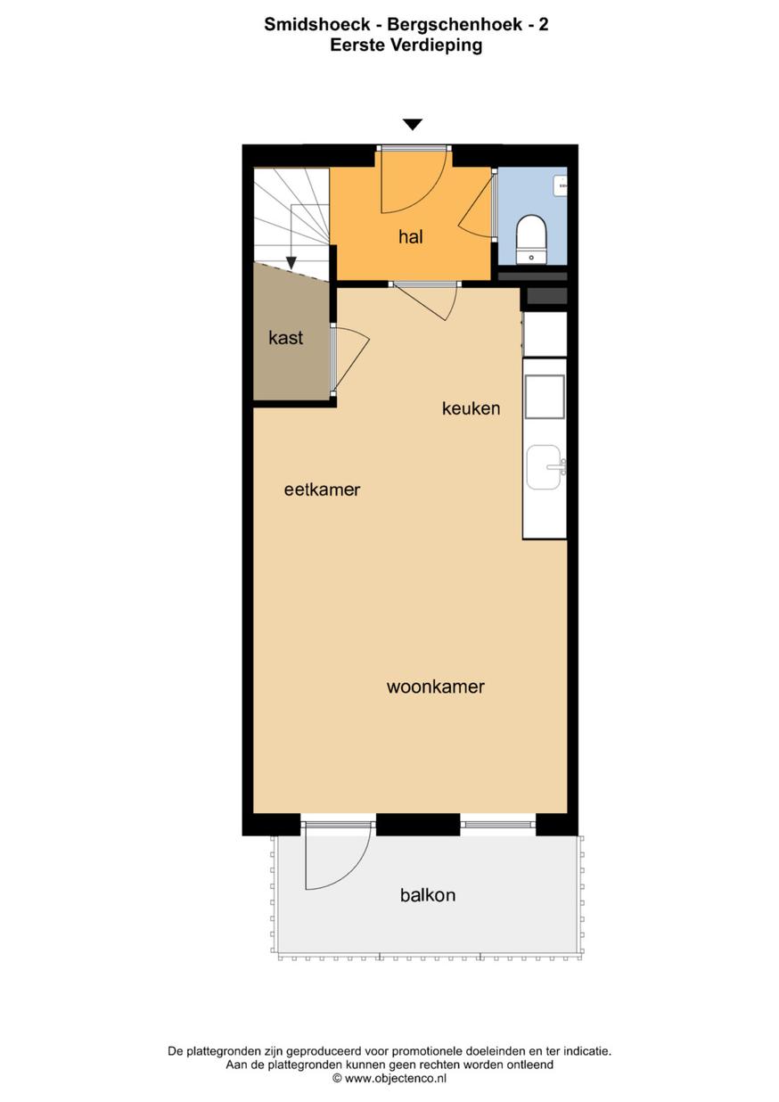 Appartement Dorpsstraat 35 in Bergschenhoek