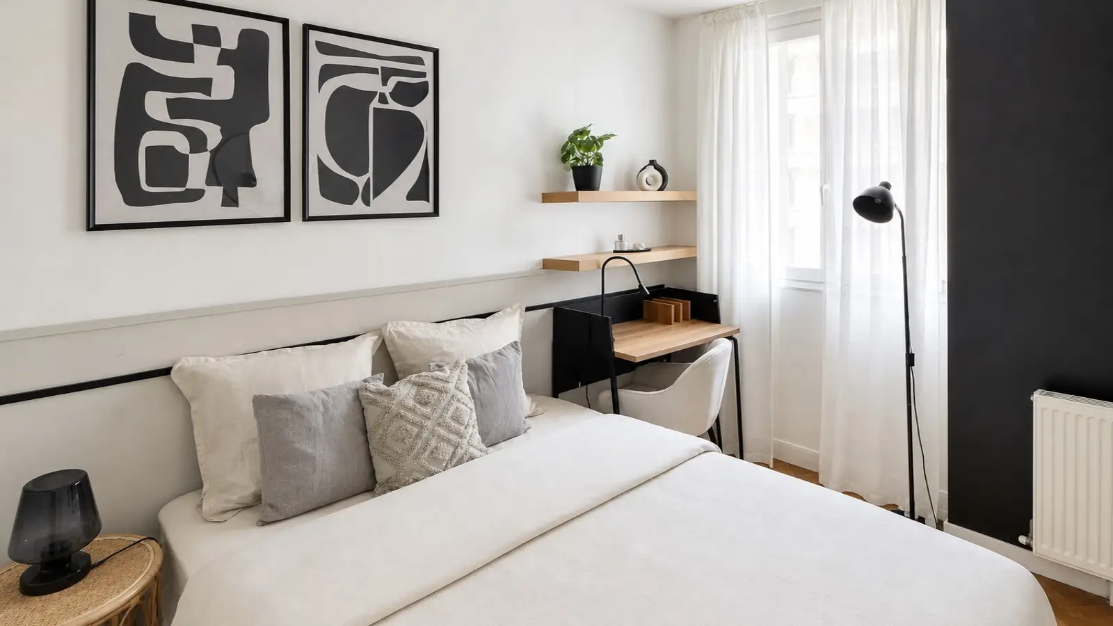 Chambre Rue de l'Agent Bailly à Paris