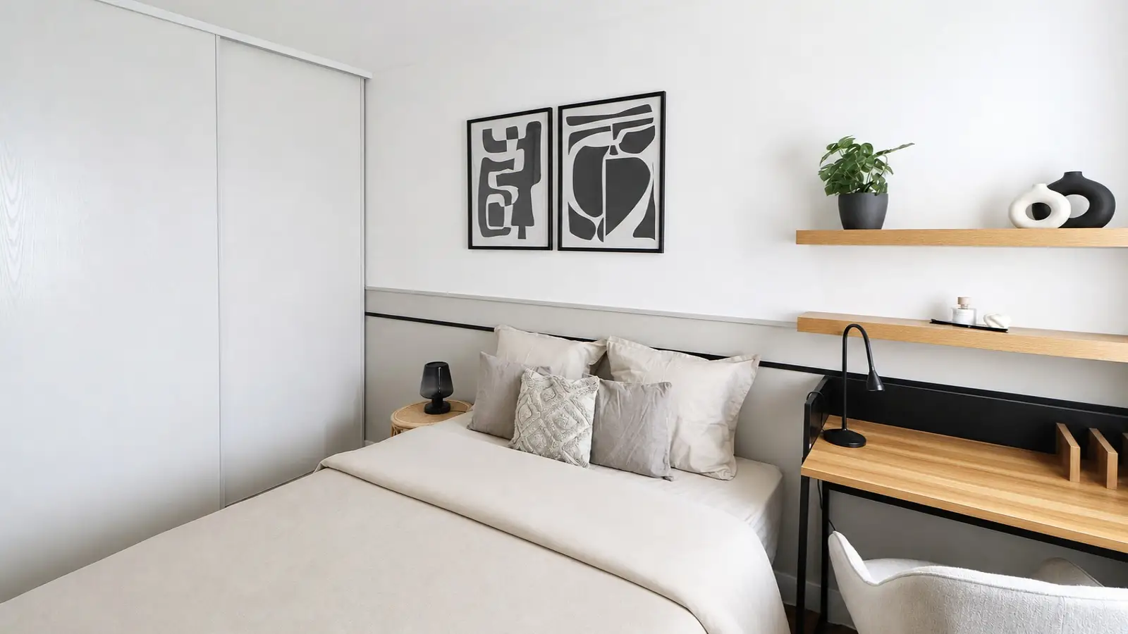 Chambre Rue de l'Agent Bailly à Paris