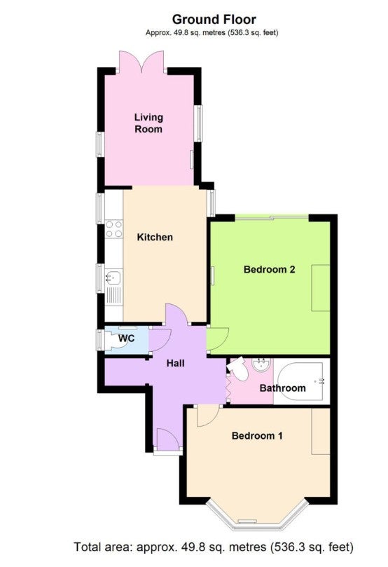 Flat Rosslyn Crescent in Greater London