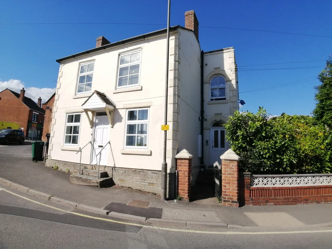 Flat High Street in South Derbyshire