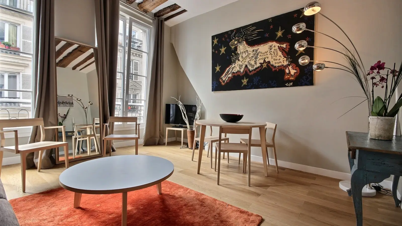 Flat Rue Meslay in Paris
