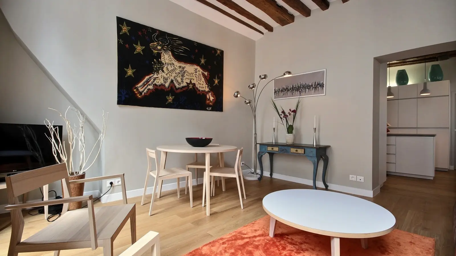 Flat Rue Meslay in Paris