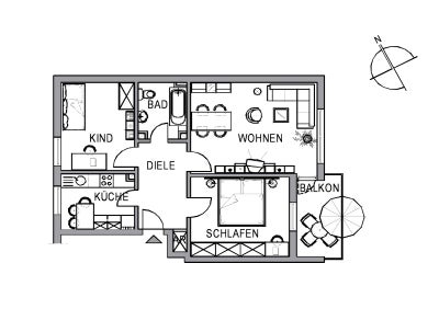 Wohnung Waldstraße in Altena