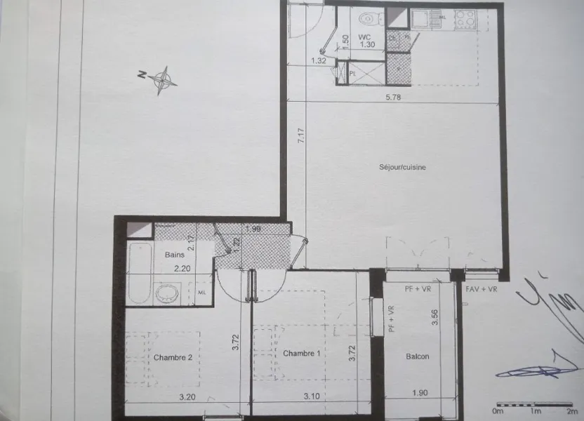 Flat Rue de Venasque in Toulouse