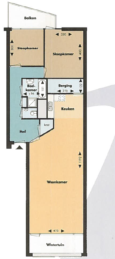Appartement aan de Ansjovislaan in Bergen op Zoom (4617 AS)