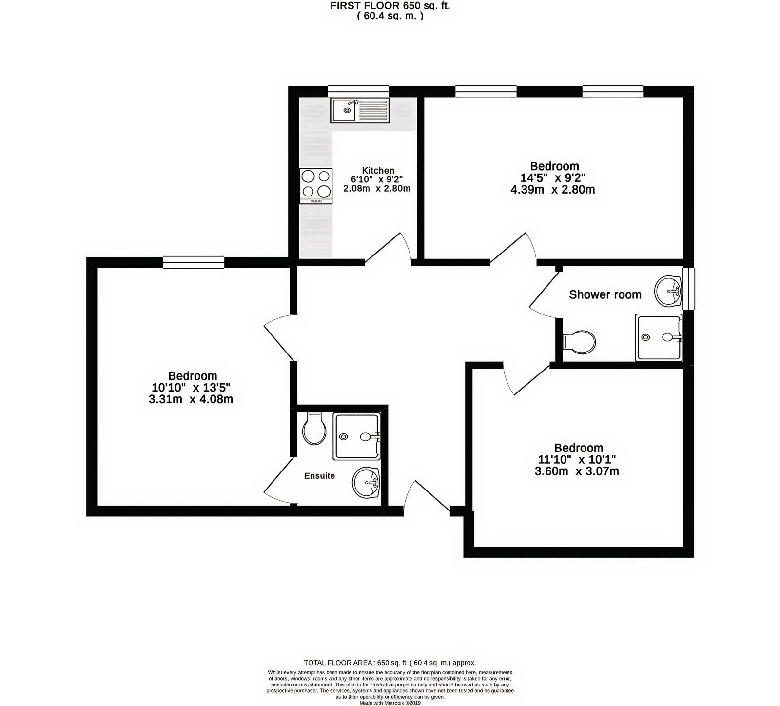 Flat Cleveland Road in Greater London