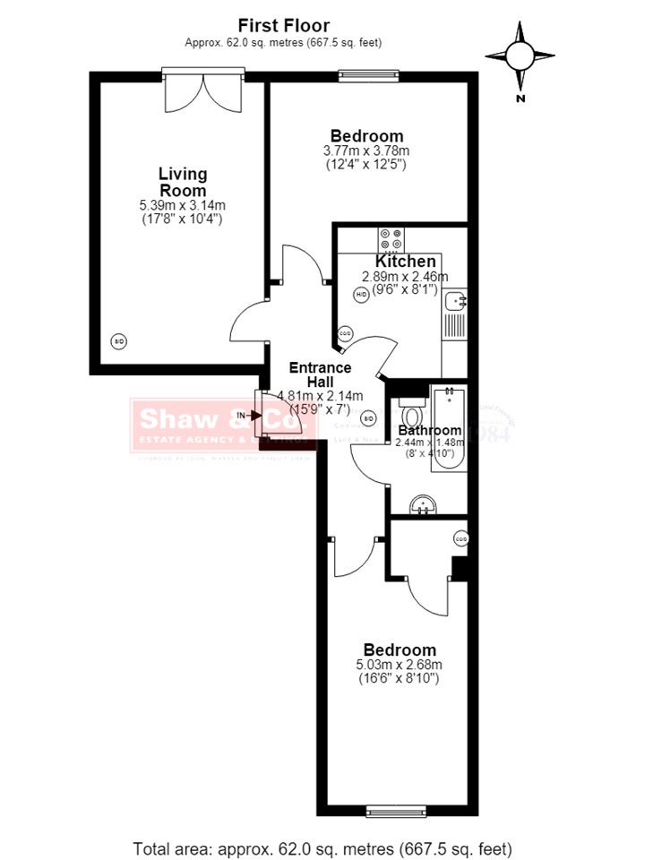 Flat Chelmer Road in Greater London