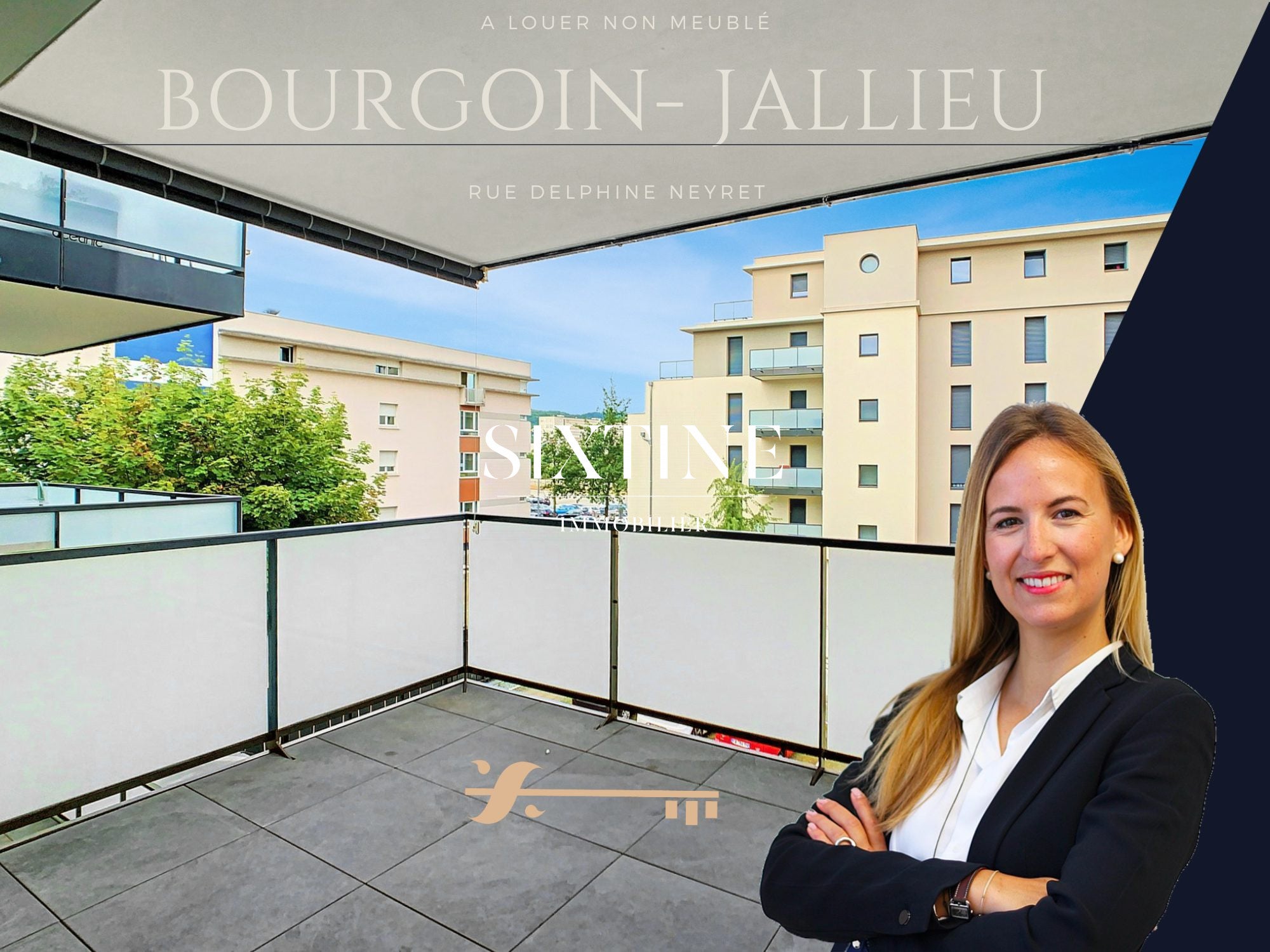 Flat Place de la Grenouille in Bourgoin-Jallieu