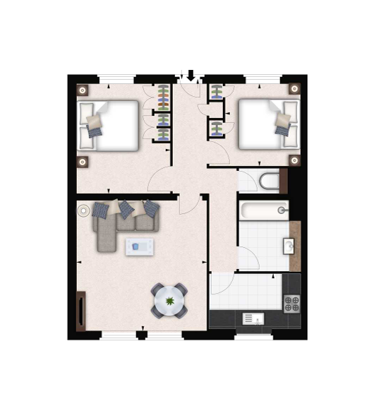 Flat Fulham Road in Greater London