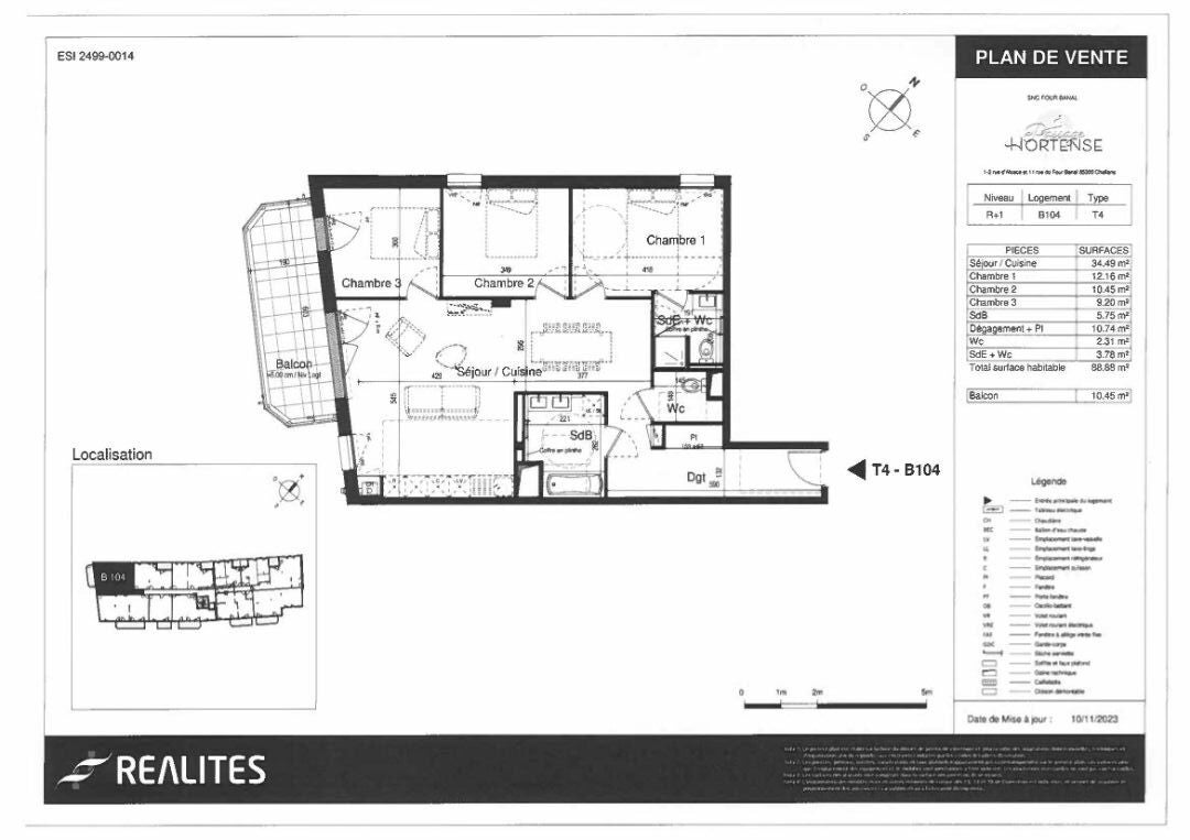 Flat Rue Gambetta in Challans