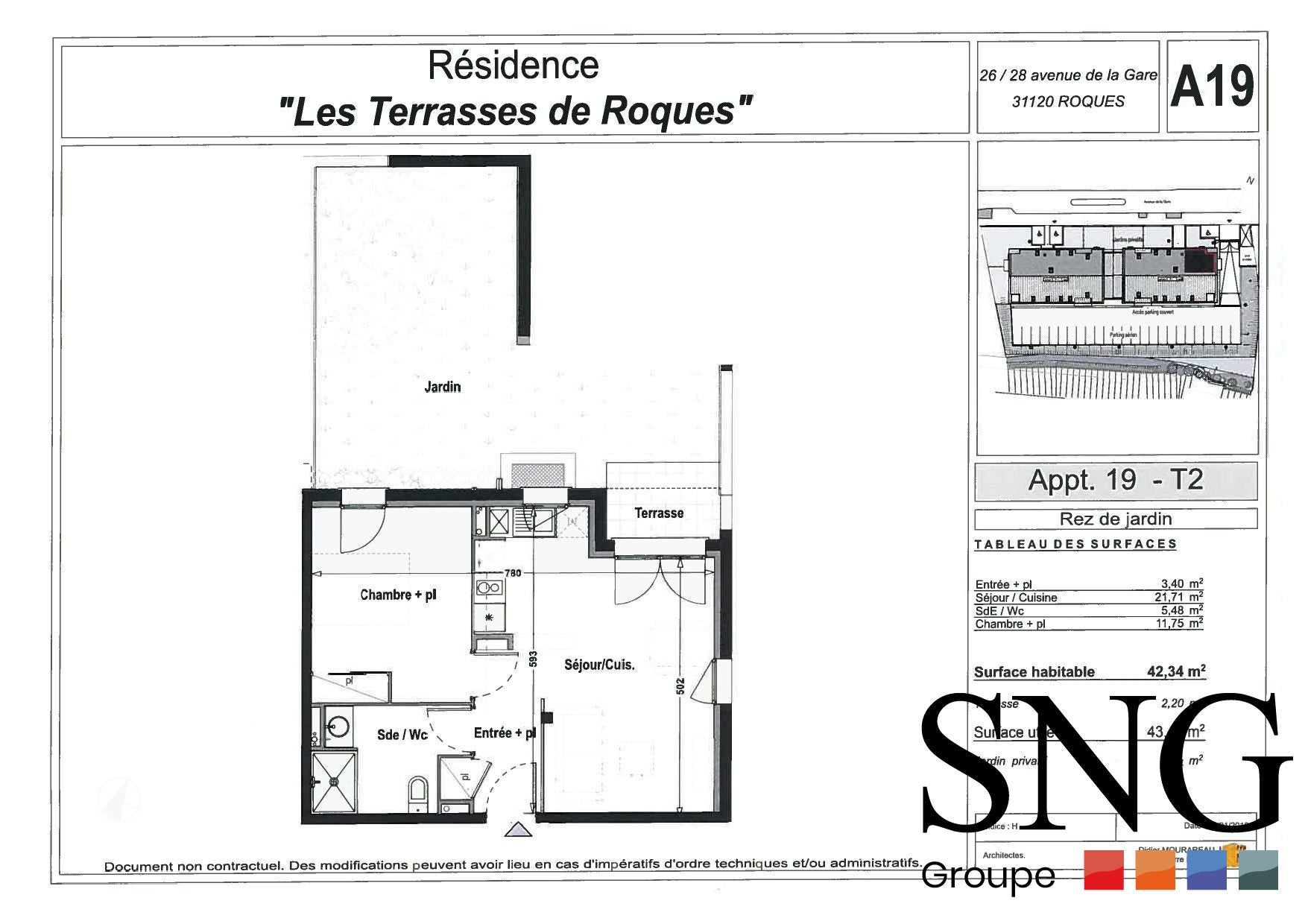 Appartement Avenue de la Gare à Portet-sur-Garonne