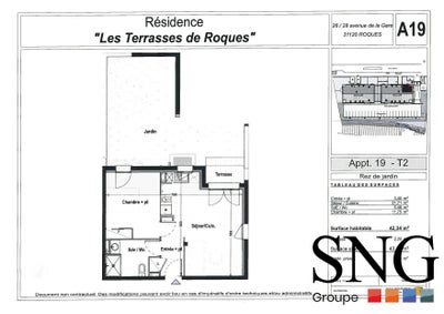Appartement Avenue de la Gare à Portet-sur-Garonne