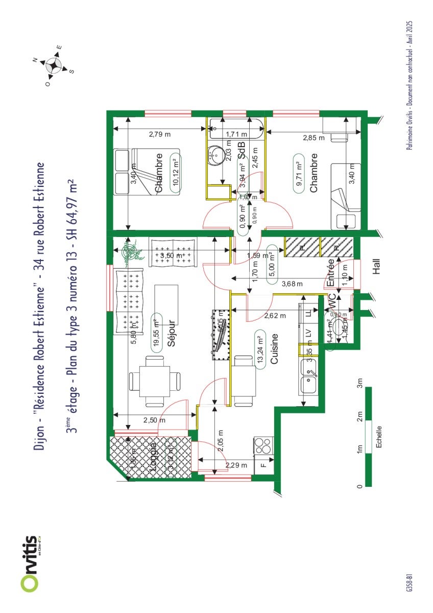 Flat Rue Robert Estienne in Dijon