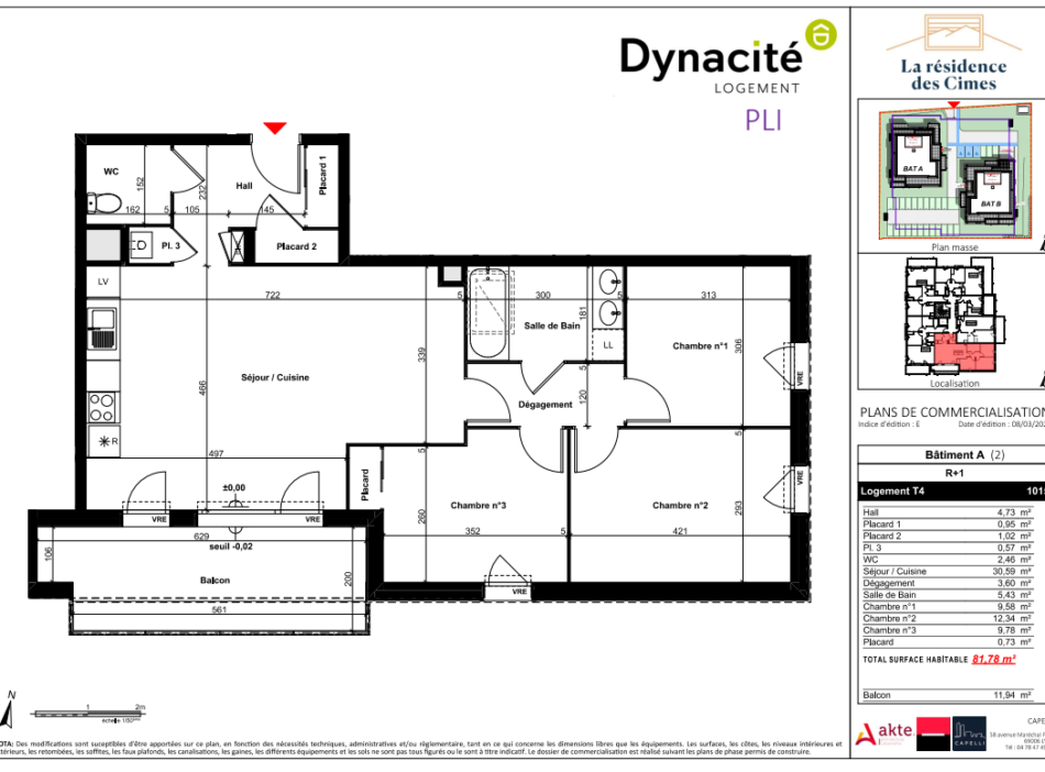 Appartement Quai de l'Hôtel de Ville à Sallanches