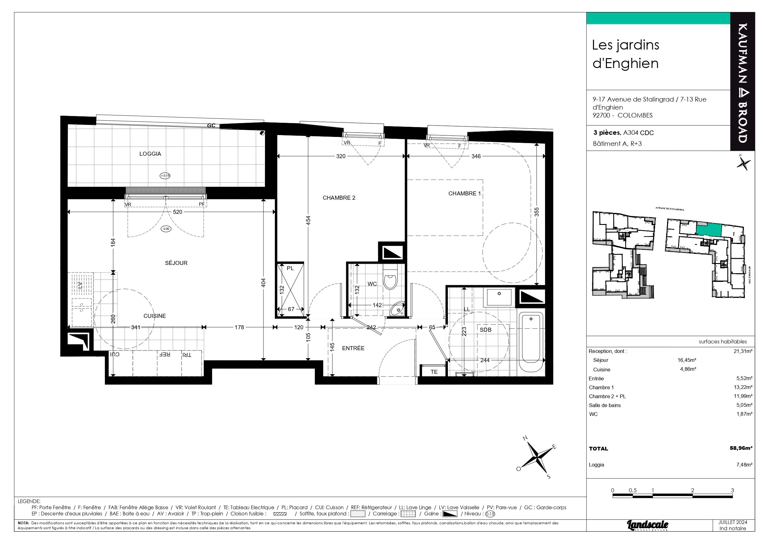 Appartement Avenue de Stalingrad à Colombes