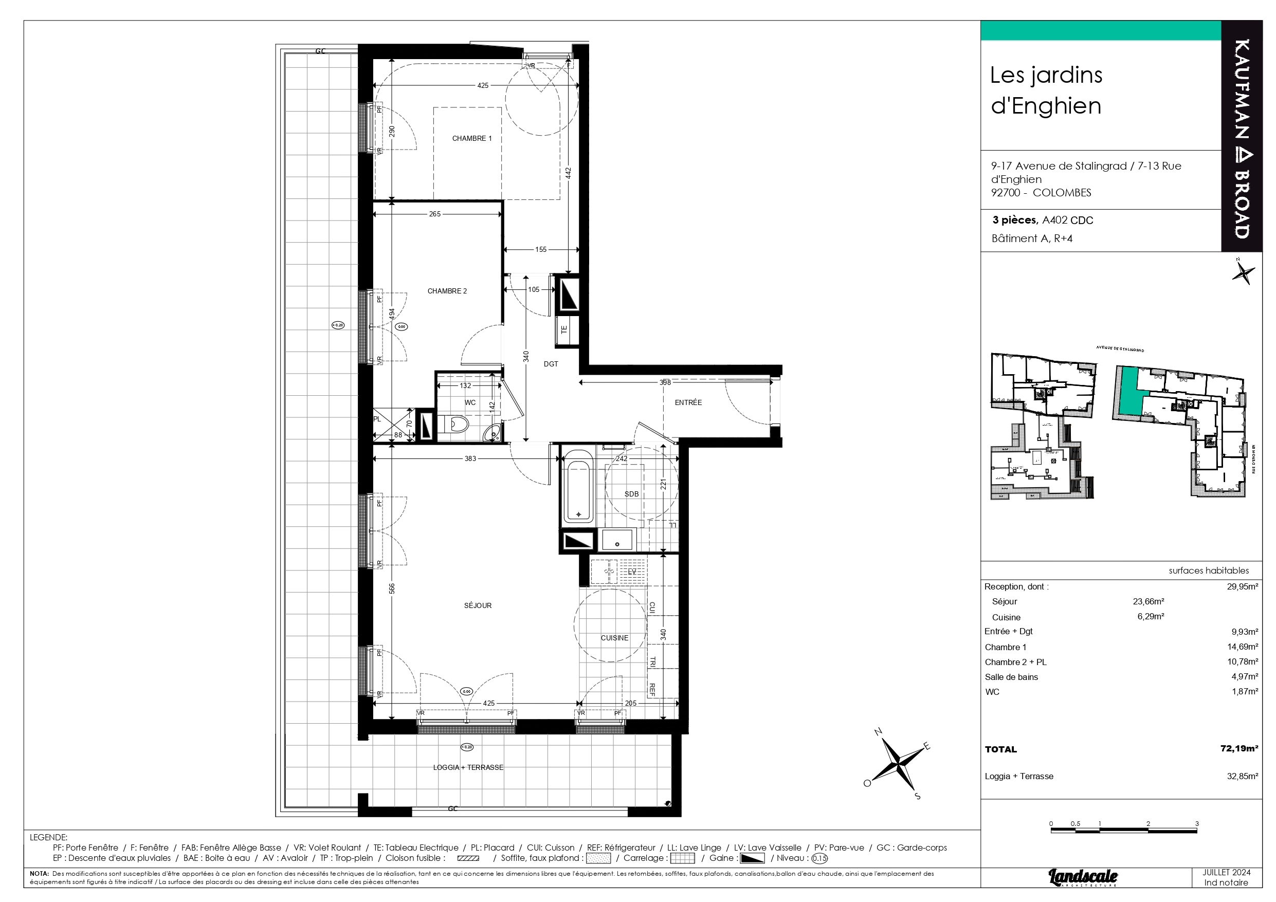 Appartement Avenue de Stalingrad à Colombes