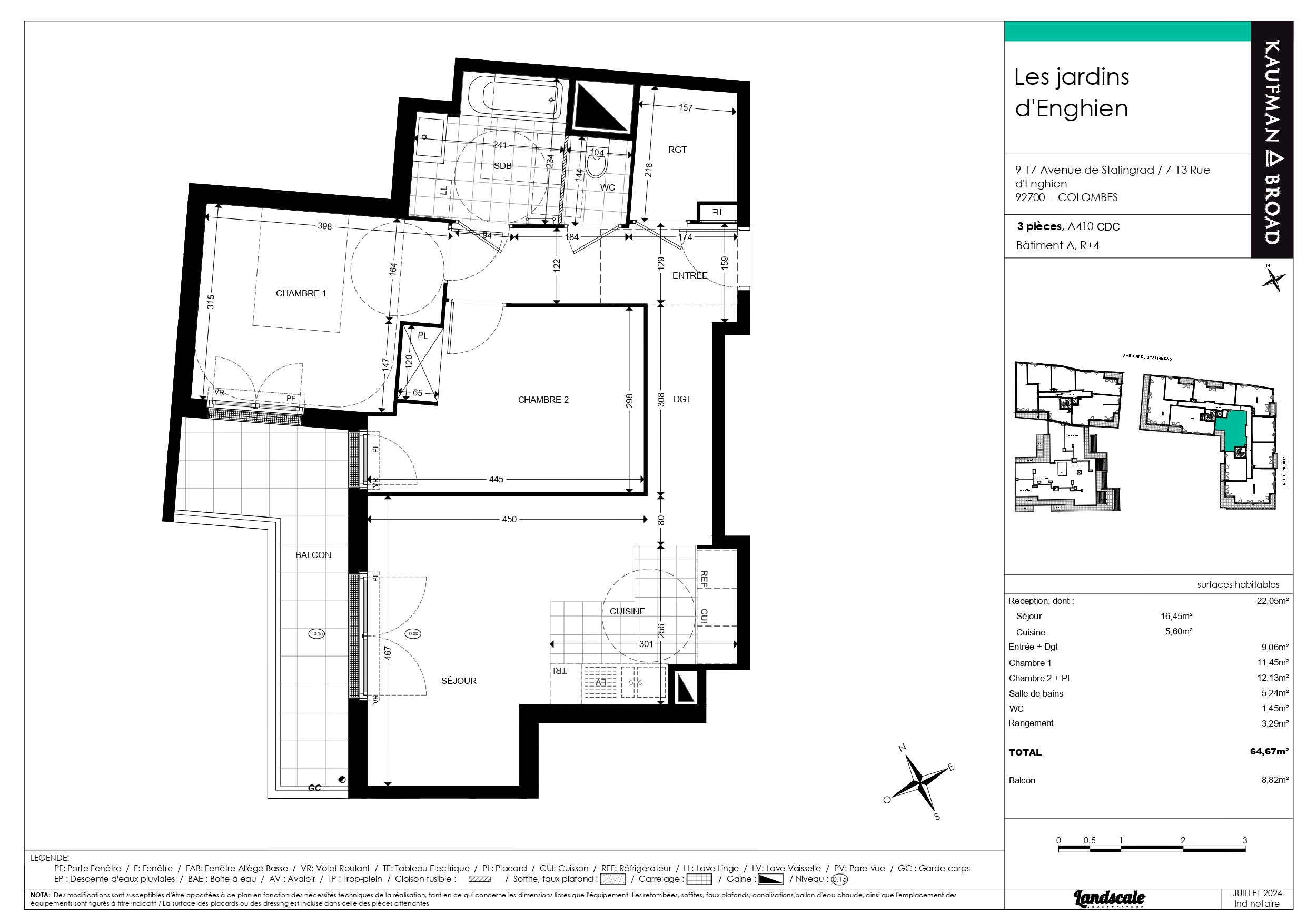 Appartement Avenue de Stalingrad à Colombes