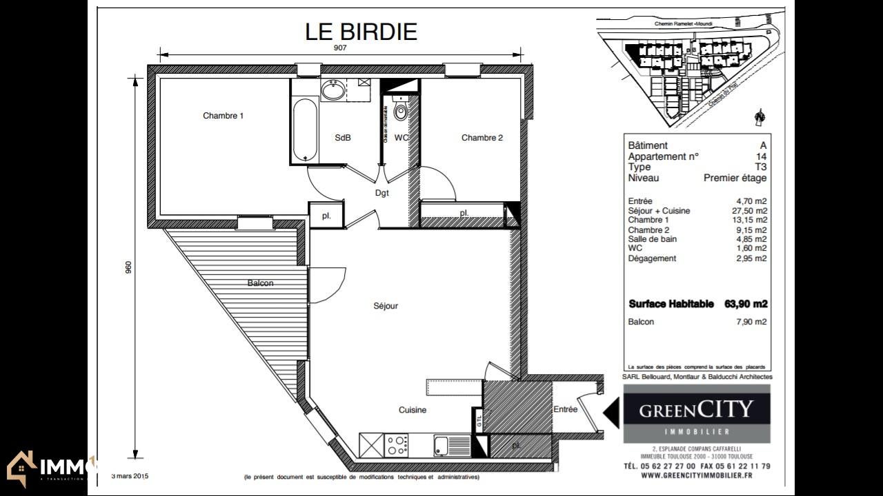 Appartement Chemin du Prat à Tournefeuille