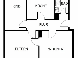 Wohnung Rheinallee in Mainz