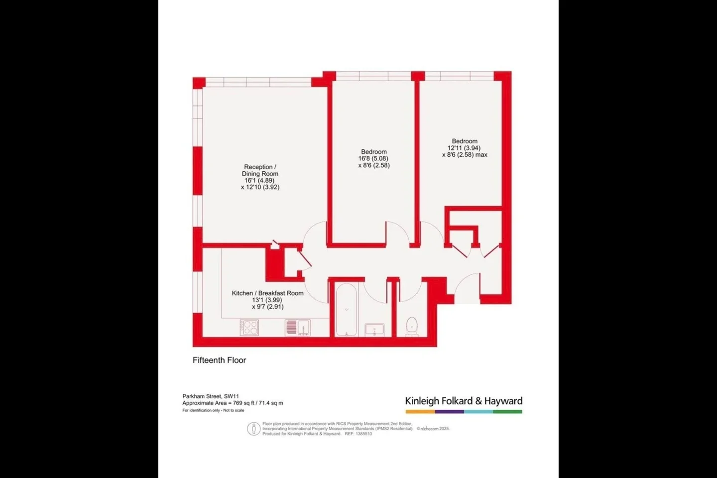 Flat Parkham Street in Greater London