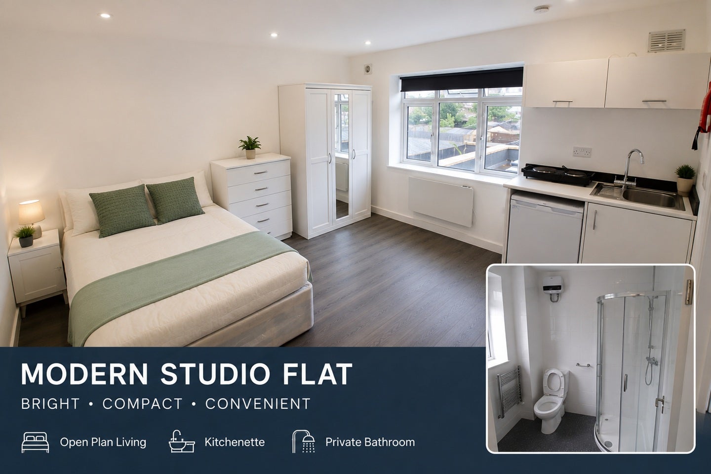 Flat Leather Close in Greater London