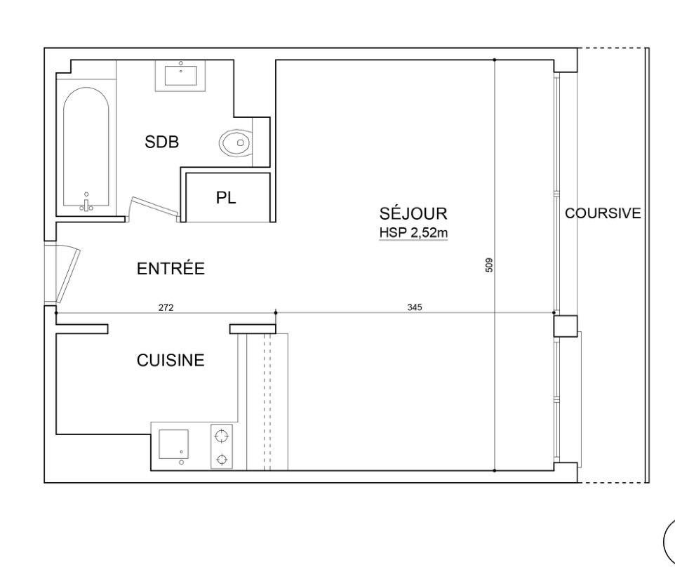 Flat Rue Montauban in Paris