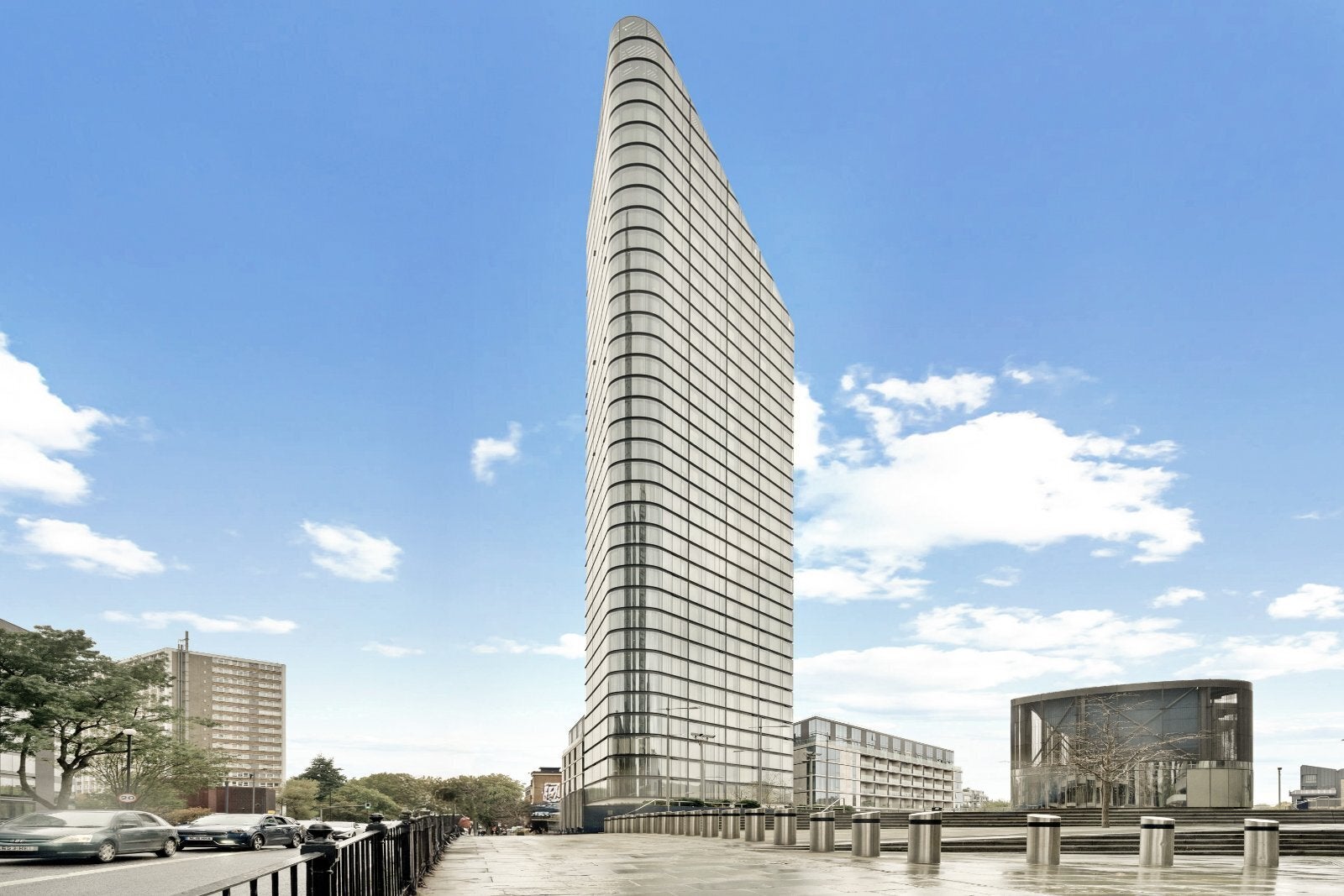 Flat City Road in Greater London