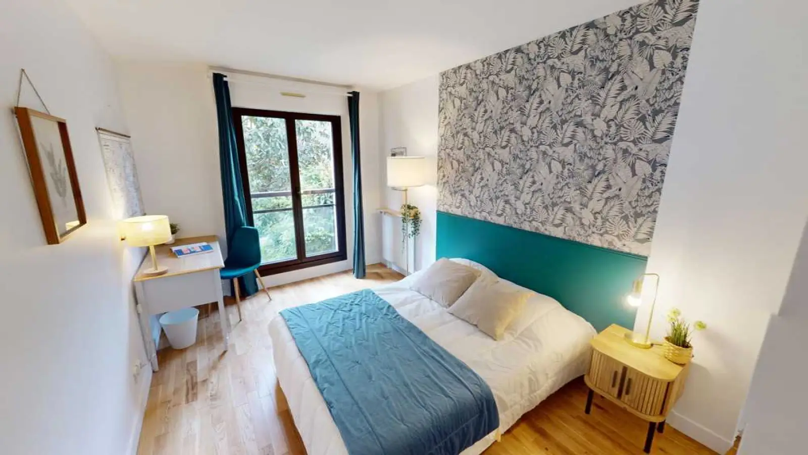 Chambre Quai Charles Pasqua à Levallois-Perret