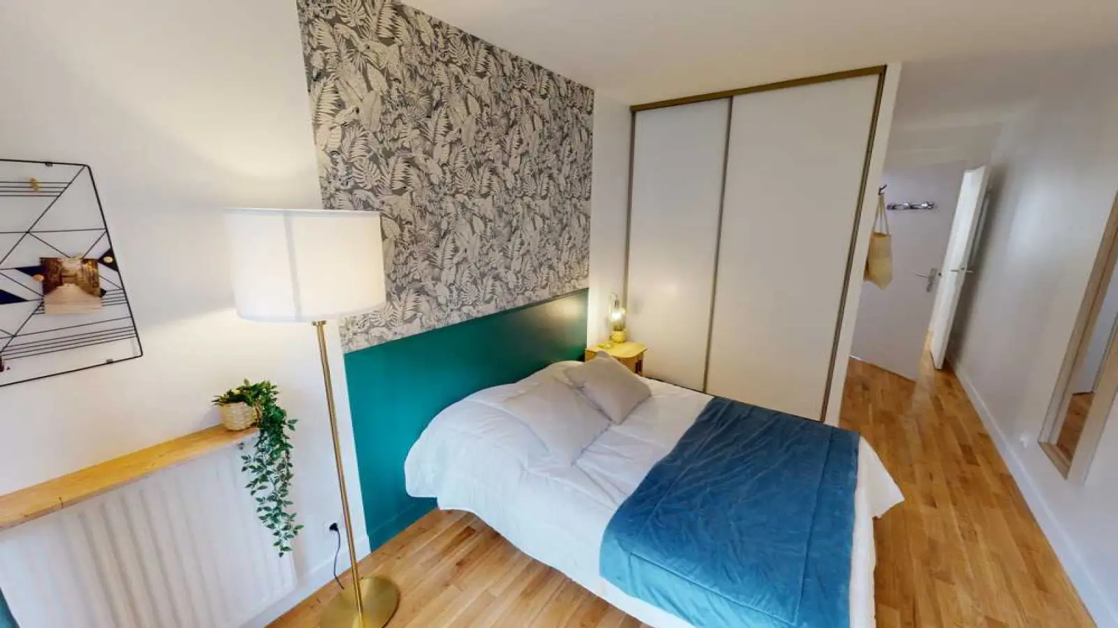 Chambre Quai Charles Pasqua à Levallois-Perret